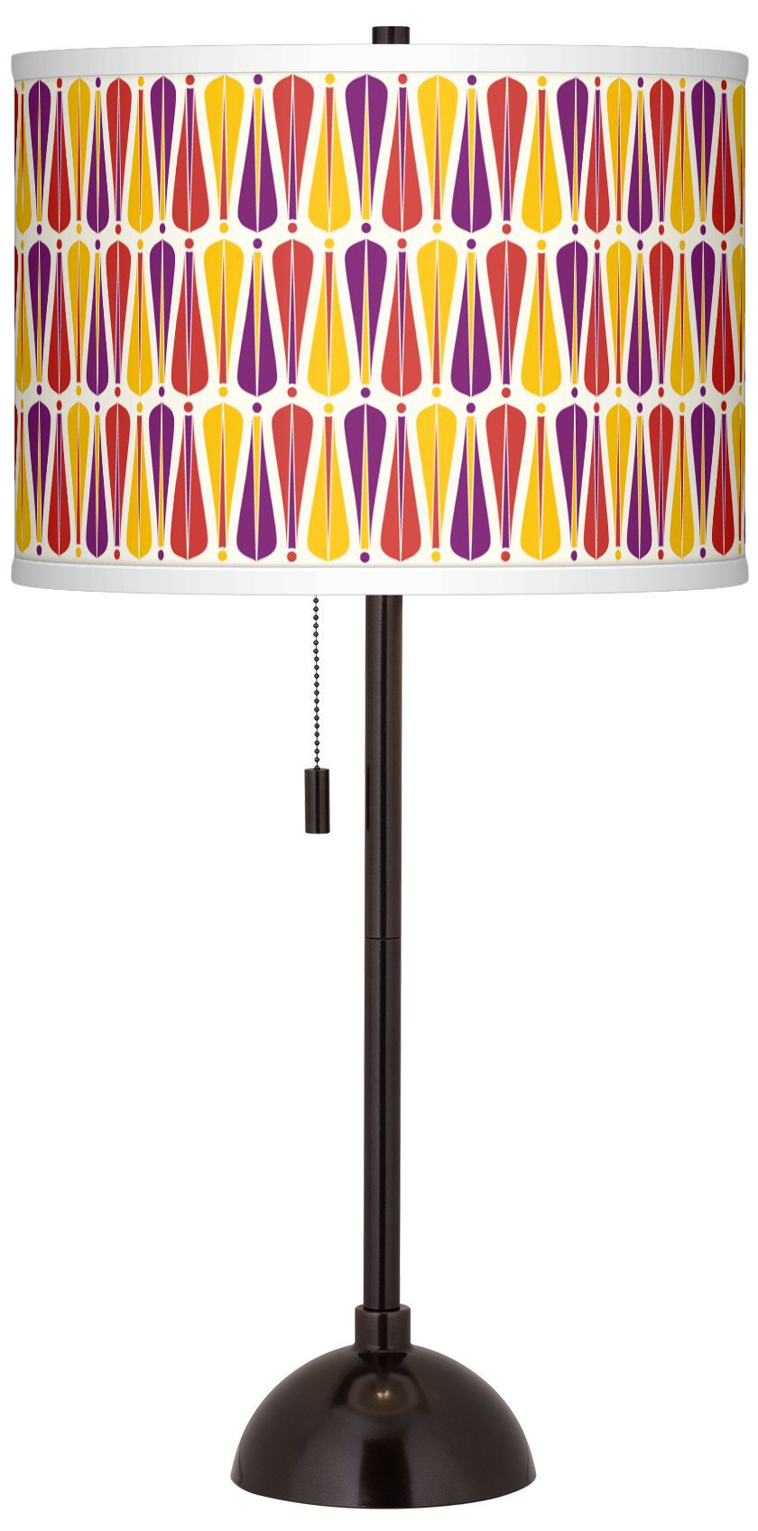 Hinder Giclee Glow Tiger Bronze Club Table Lamp
