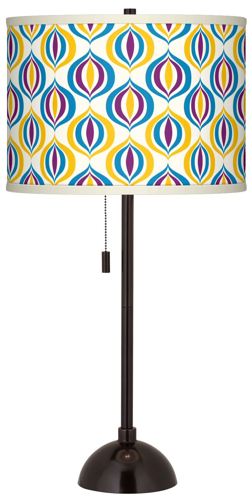 Scatter Giclee Glow Tiger Bronze Club Table Lamp