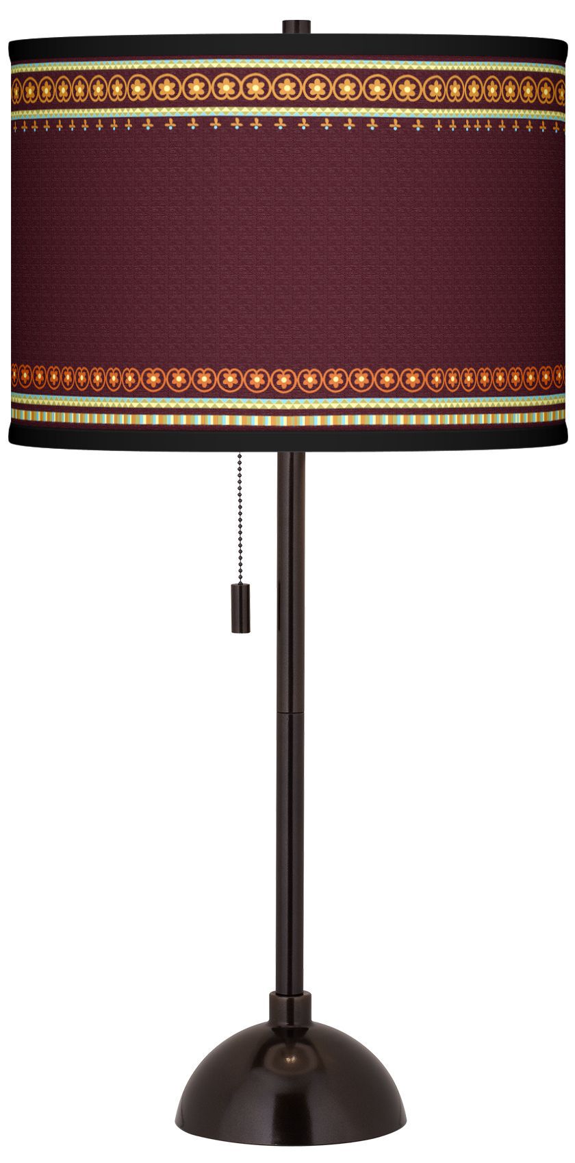 Stacy Garcia Ebro Garnet Tiger Bronze Club Table Lamp