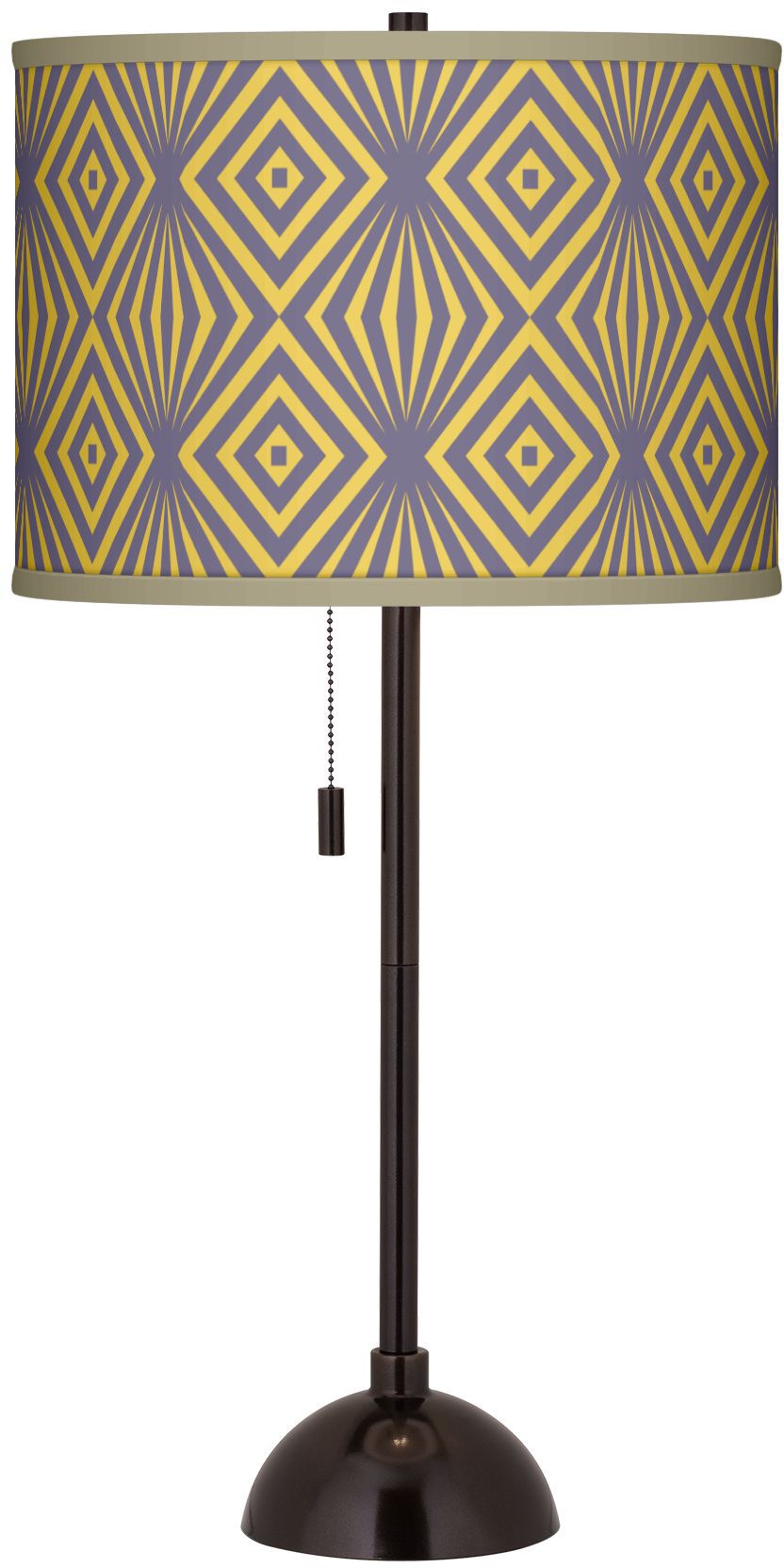 Deco Revival Giclee Glow Tiger Bronze Club Table Lamp