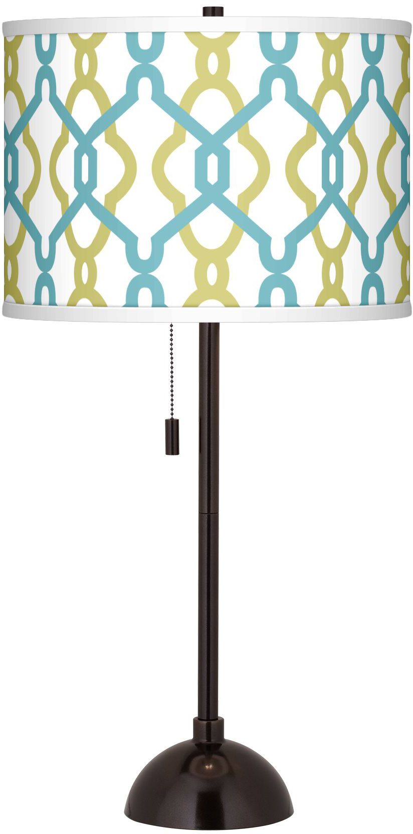 Hyper Links Giclee Glow Tiger Bronze Club Table Lamp
