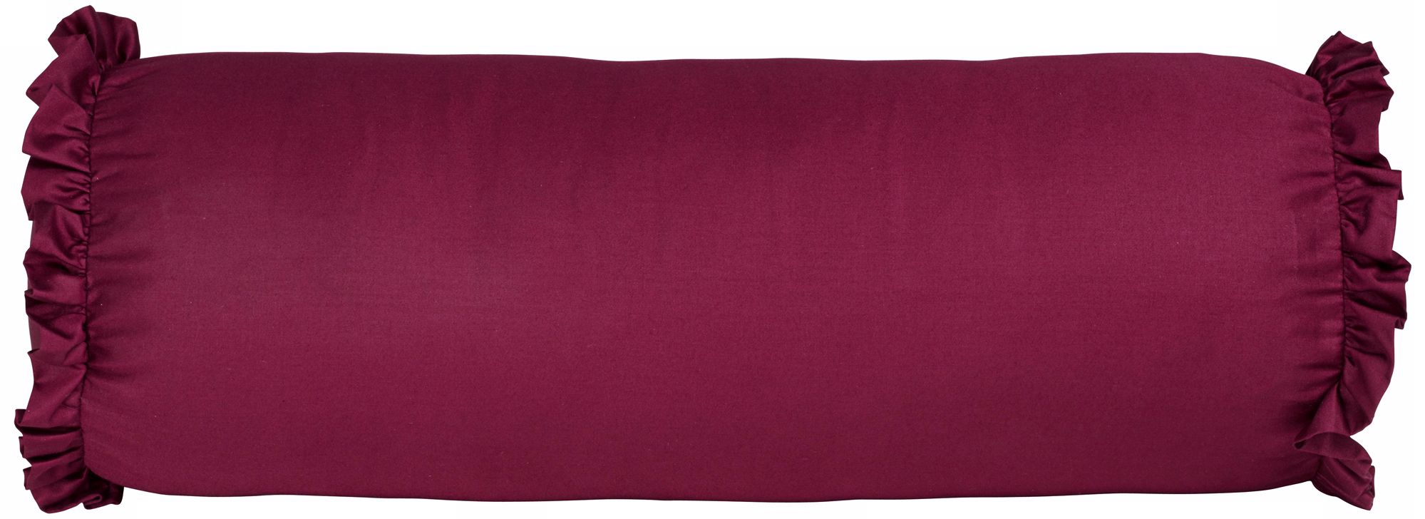Emma 20" Square Ruffled Purple Pillow