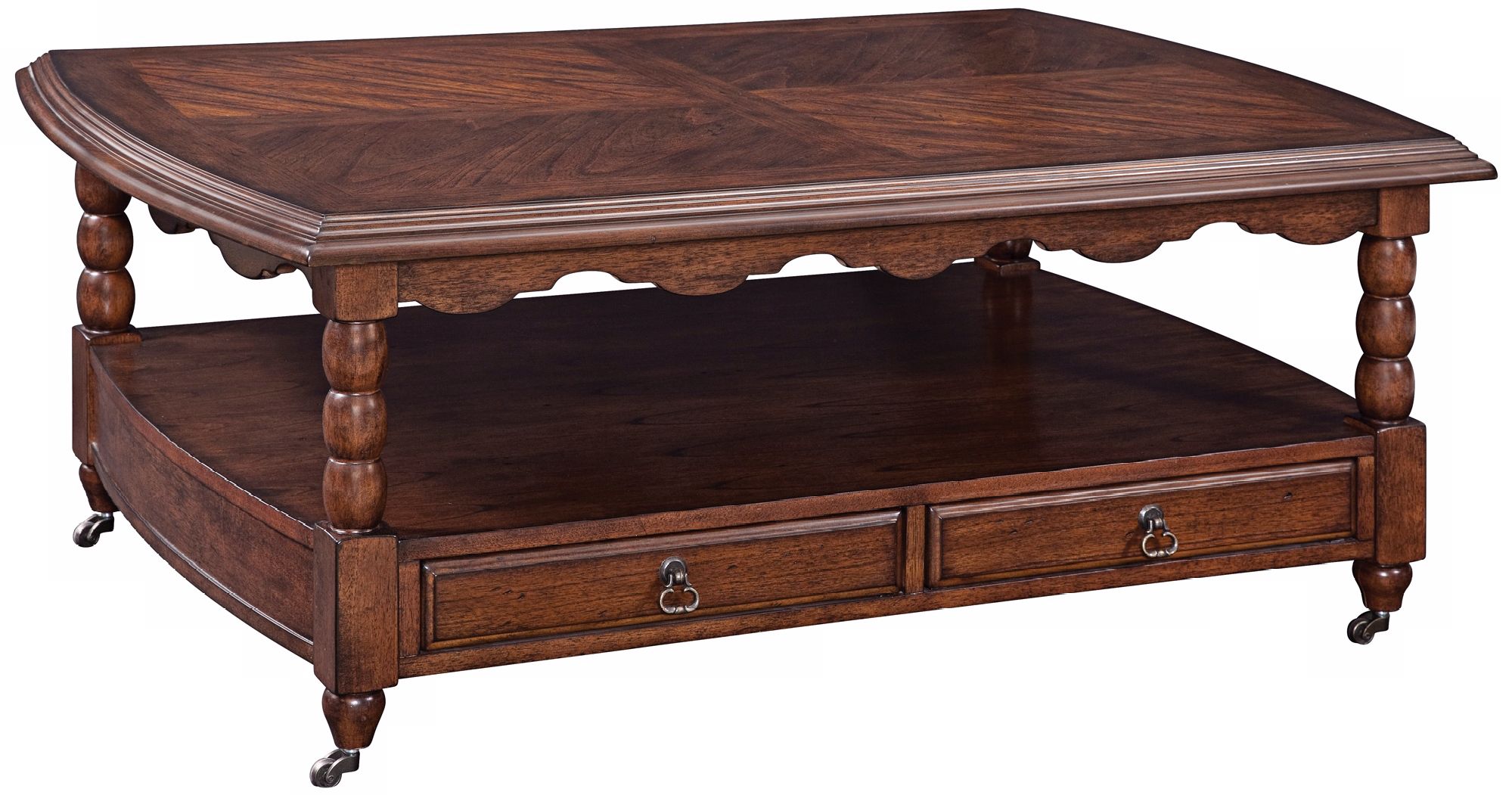 Harrison Oversize Rectangular Wood Cocktail Table