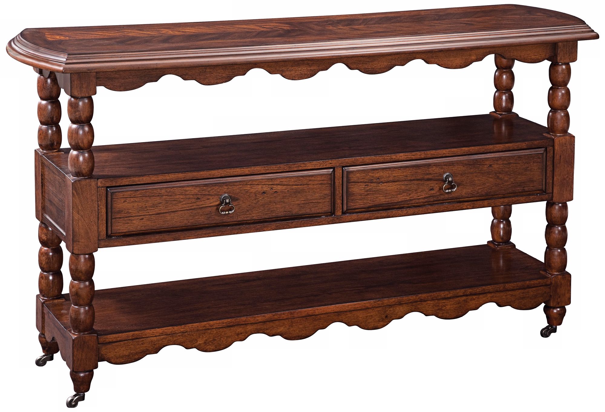 Harrison Collection Rectangular Wood Console Table
