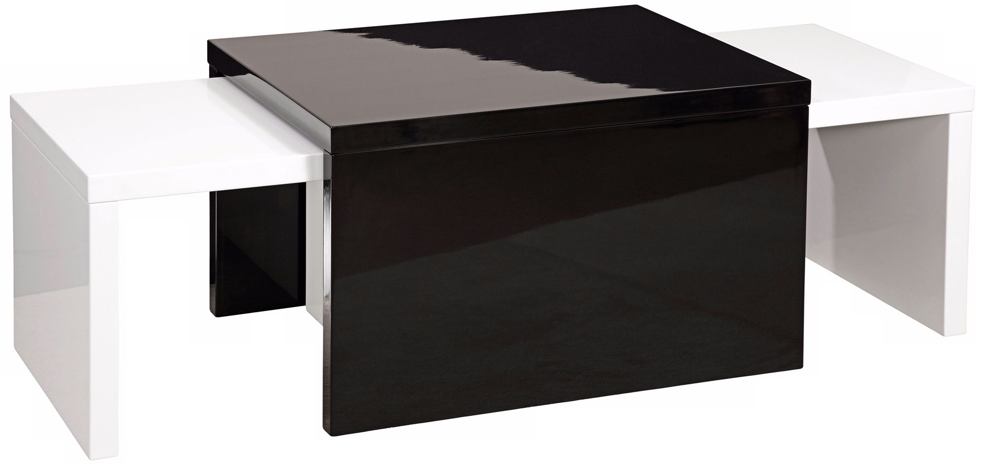 Zoe 3-Piece Lacquer Nesting Cocktail Tables