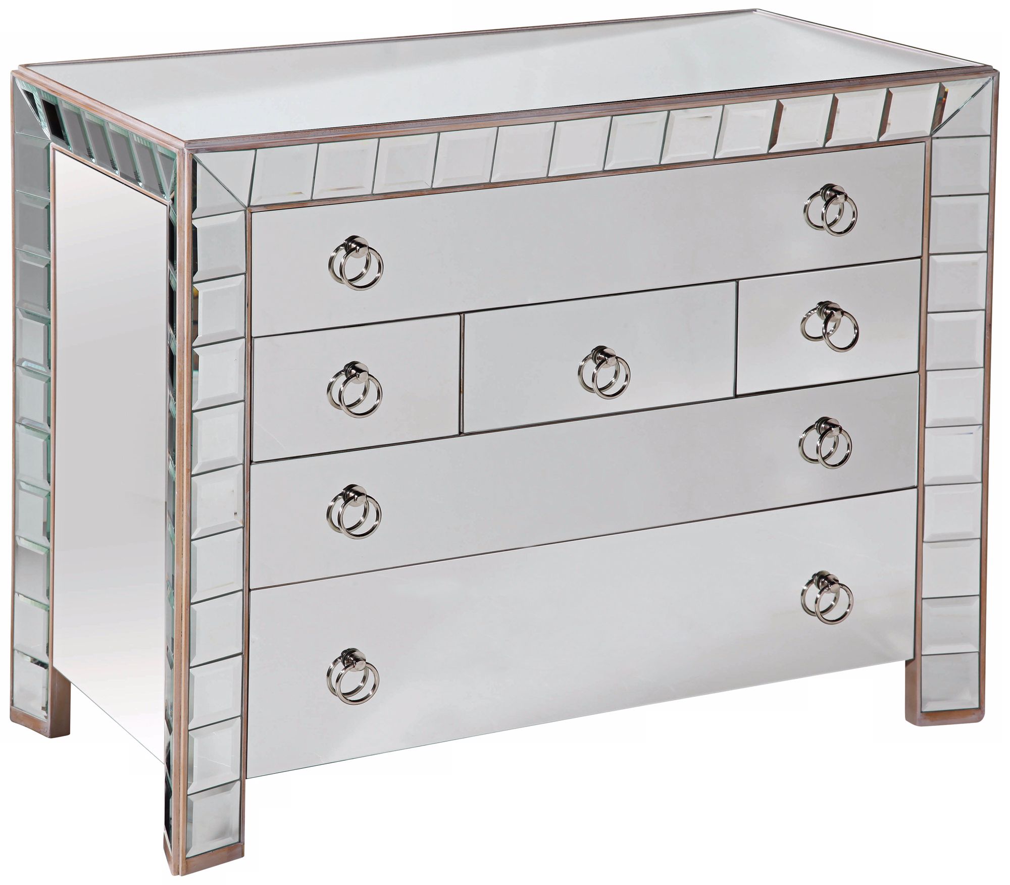 Prisms Mirrored Hall Chest