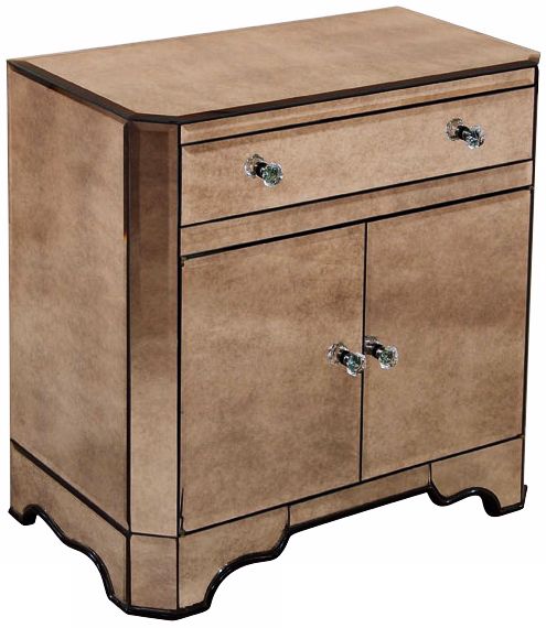 Mirrored Door Mini Chest