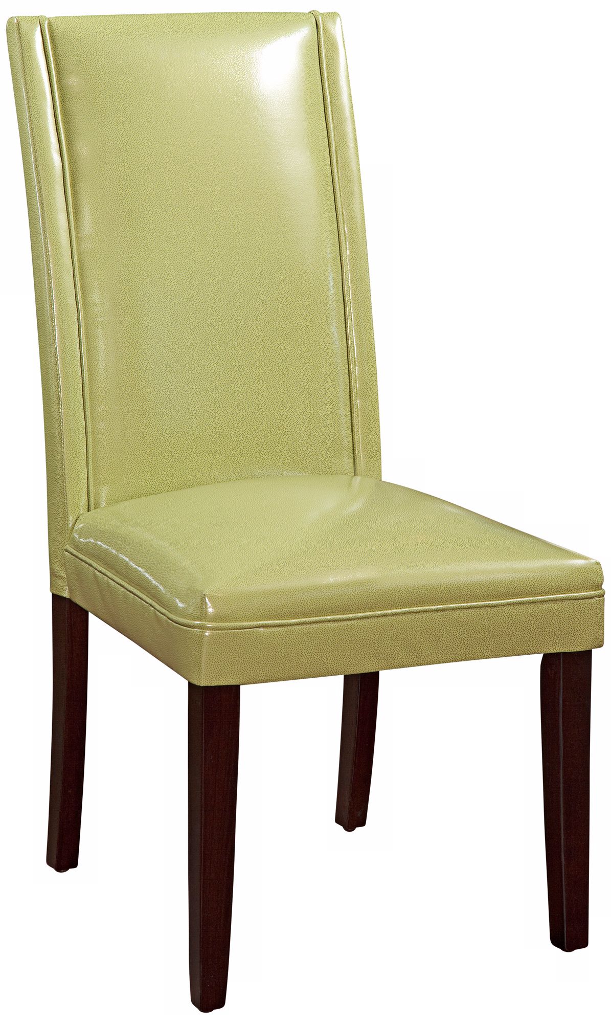 Regent Street Lime Parsons Chair with Wood Legs
