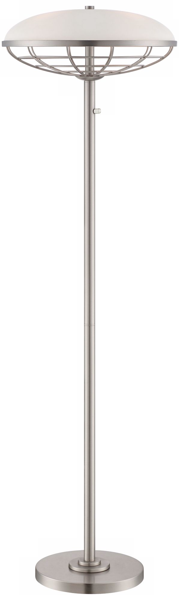 Possini Euro Design Industrial Open Cage Floor Lamp