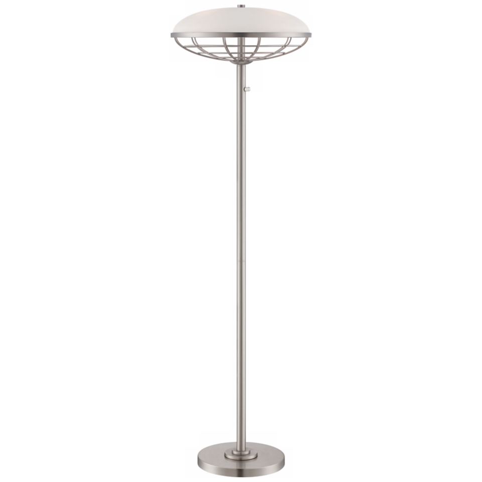 Possini Euro Design Industrial Open Cage Floor Lamp   #Y4916