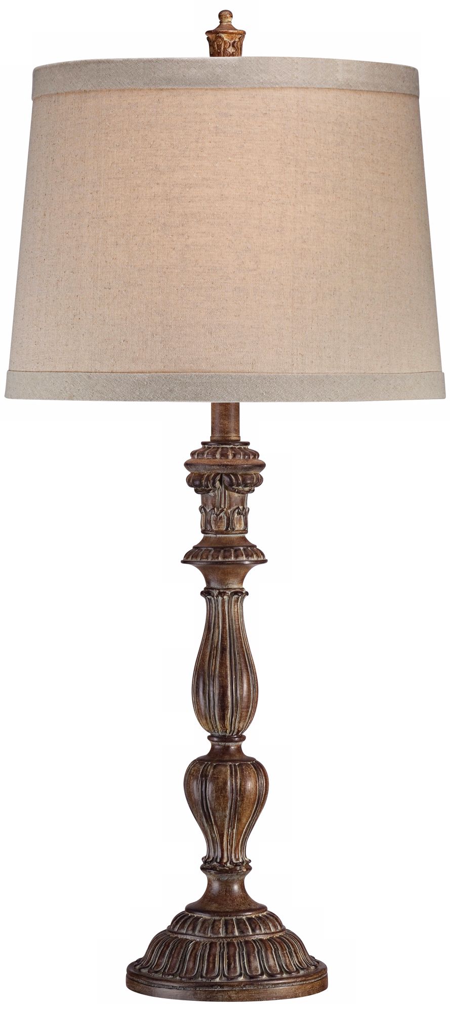 Clement Brown Candlestick Table Lamp