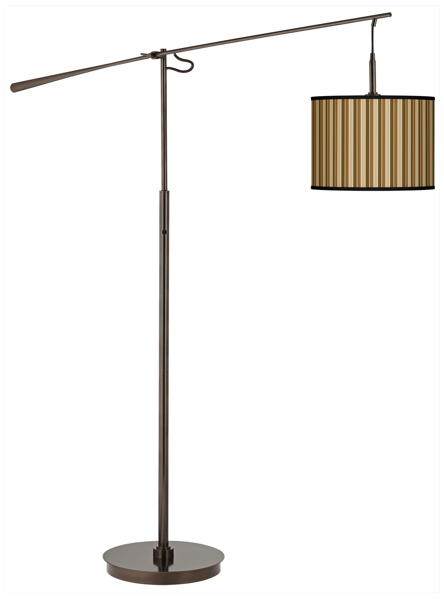 Sorrel Vertical Giclee Glow Bronze Balance Arm Floor Lamp