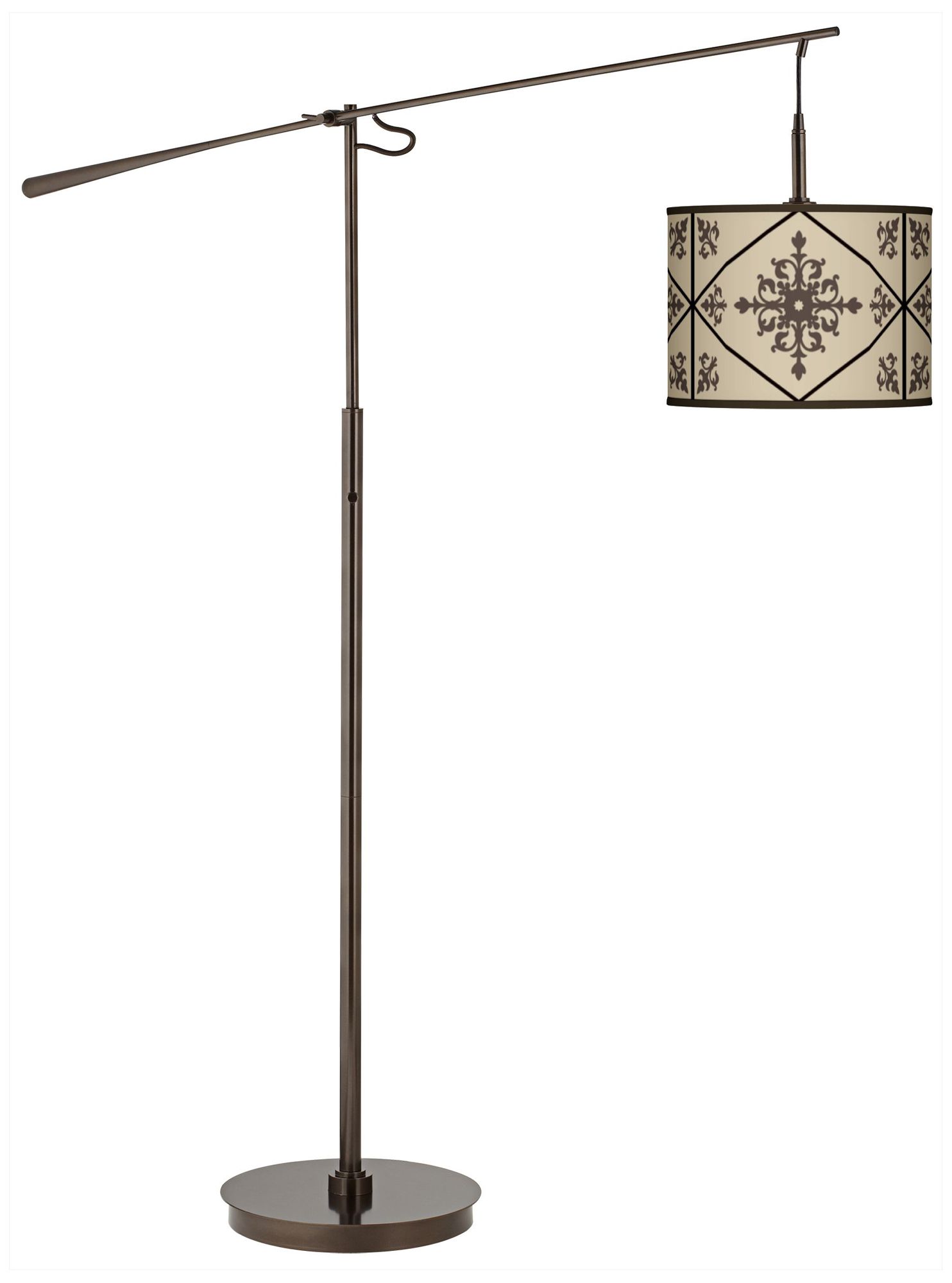 Chambly Giclee Glow Bronze Balance Arm Floor Lamp