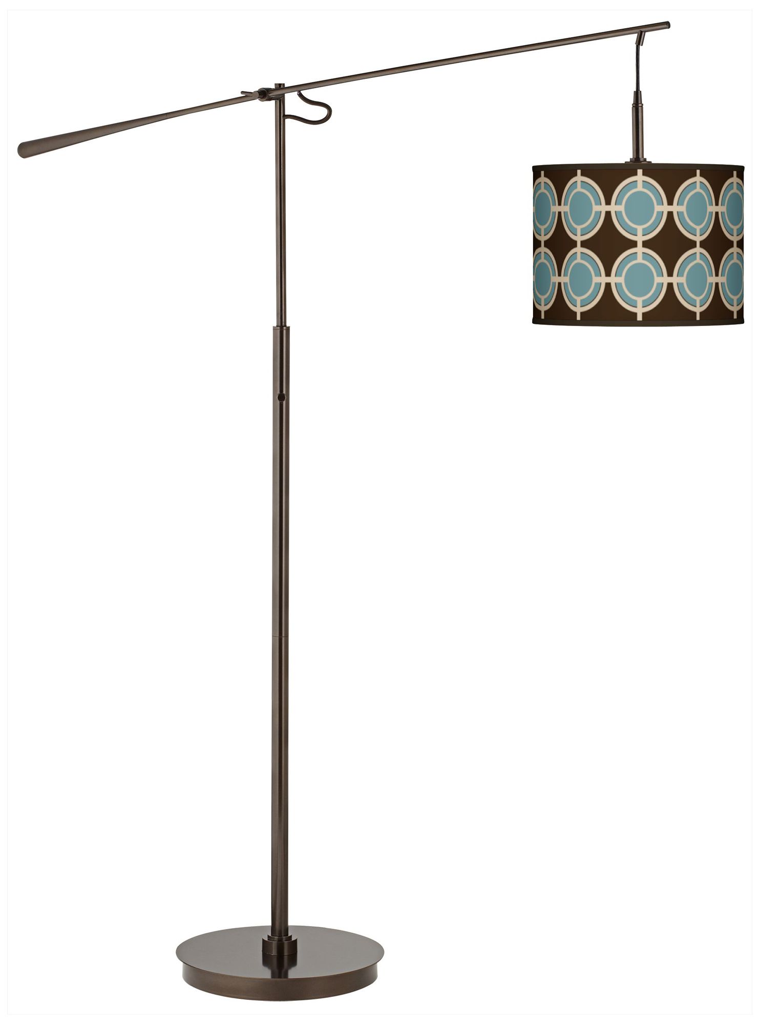 Stacy Garcia Porthole Bronze Balance Arm Floor Lamp
