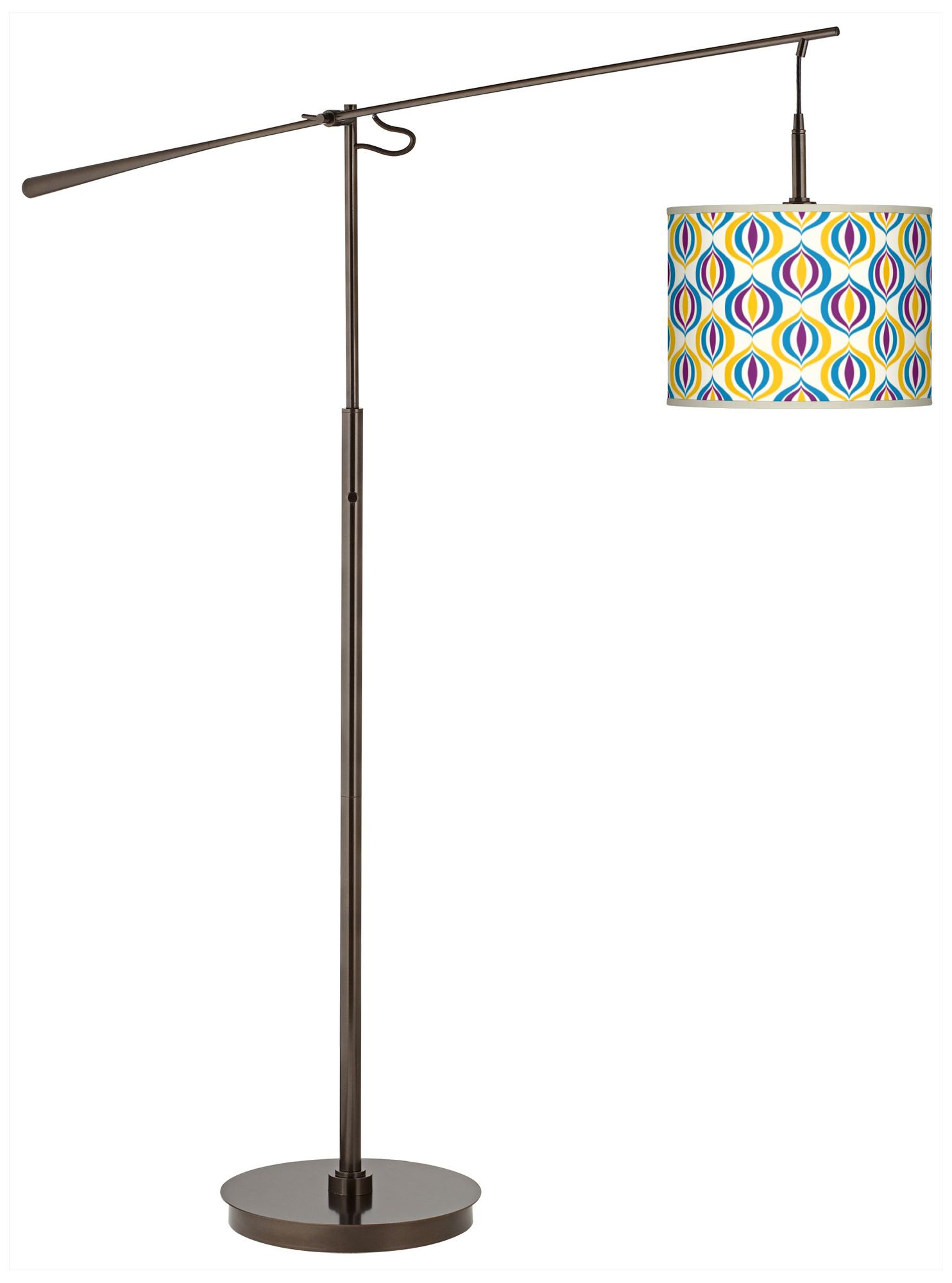 Scatter Giclee Glow Bronze Balance Arm Floor Lamp