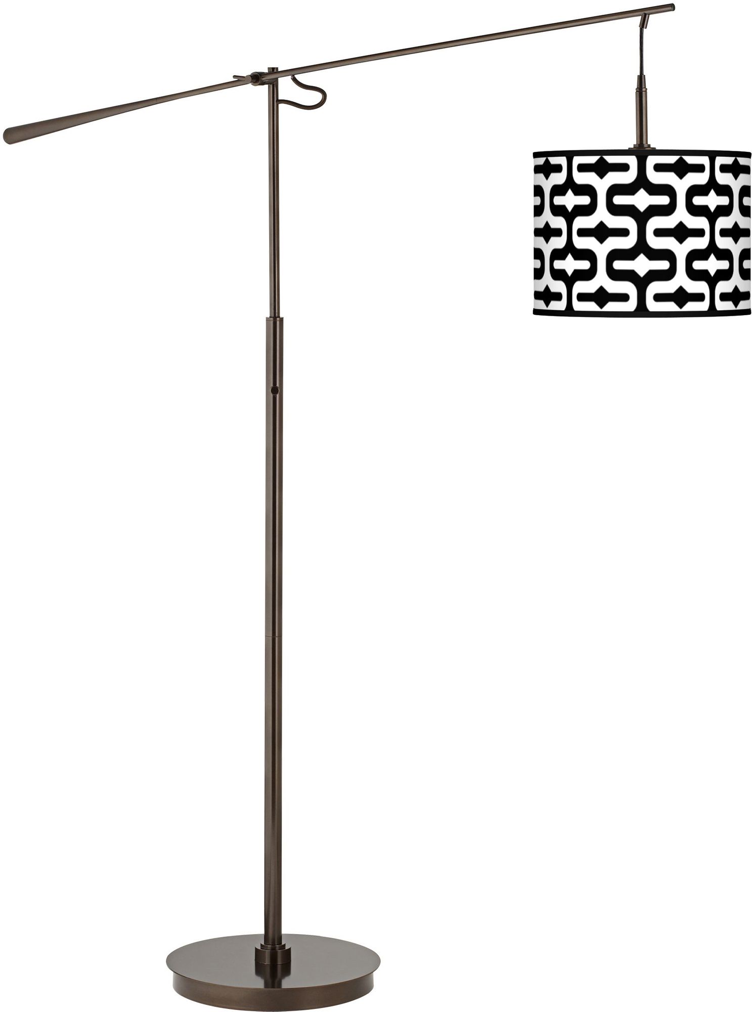 Reflection Giclee Glow Bronze Balance Arm Floor Lamp