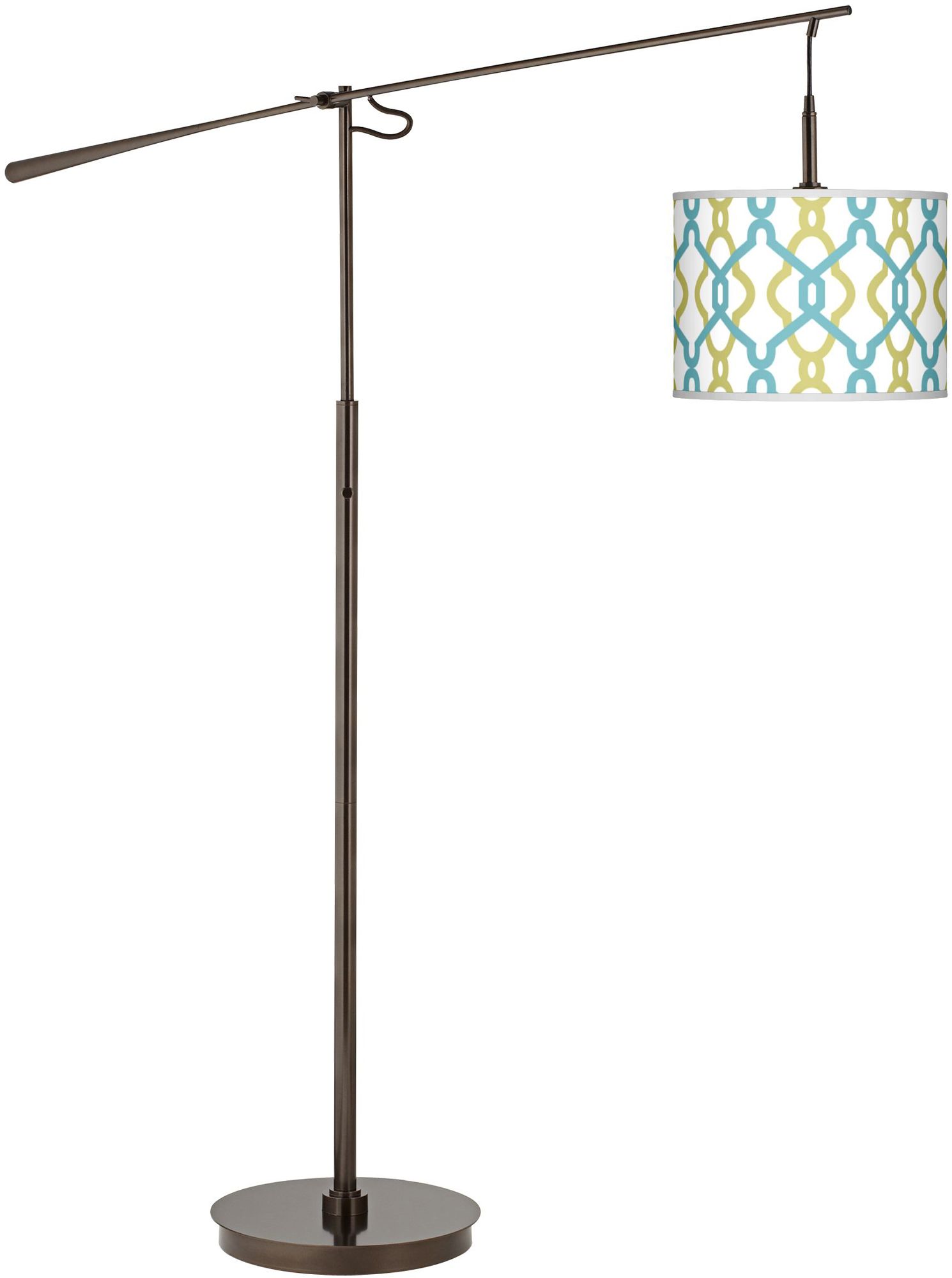 Hyper Links Giclee Glow Bronze Balance Arm Floor Lamp