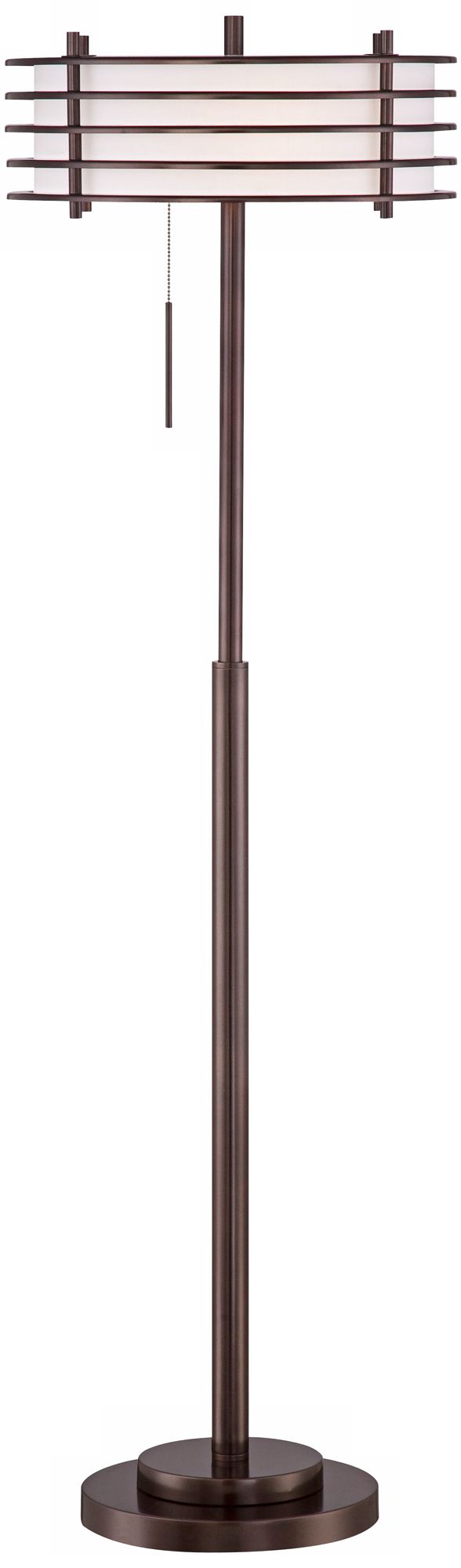 Possini Euro Design Retro Bronze Light Blaster™ Floor Lamp