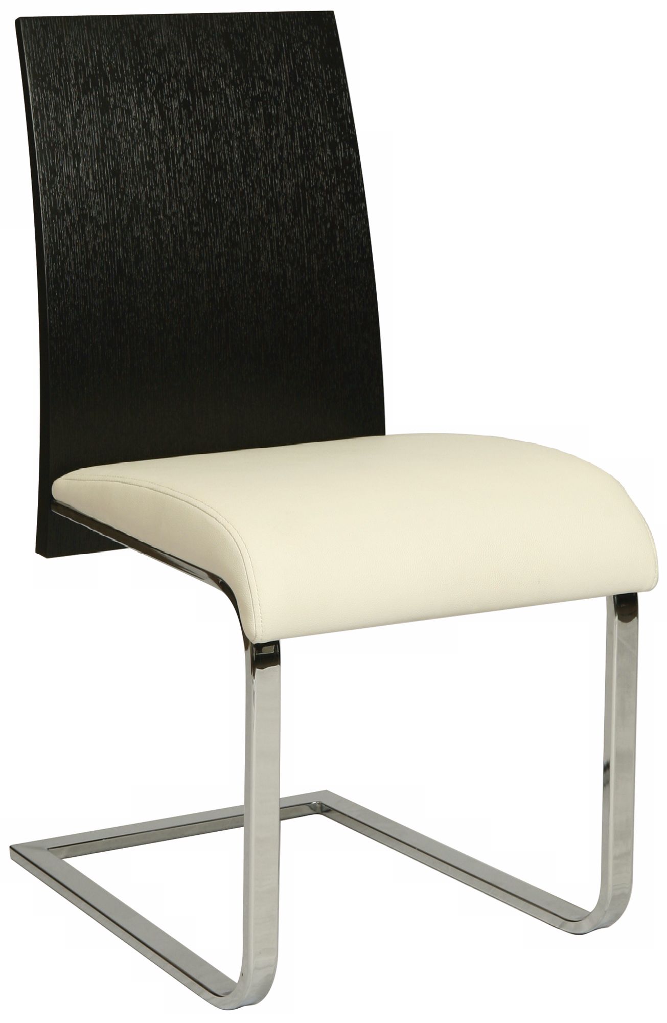 Federick Faux Leather Ivory Side Chair