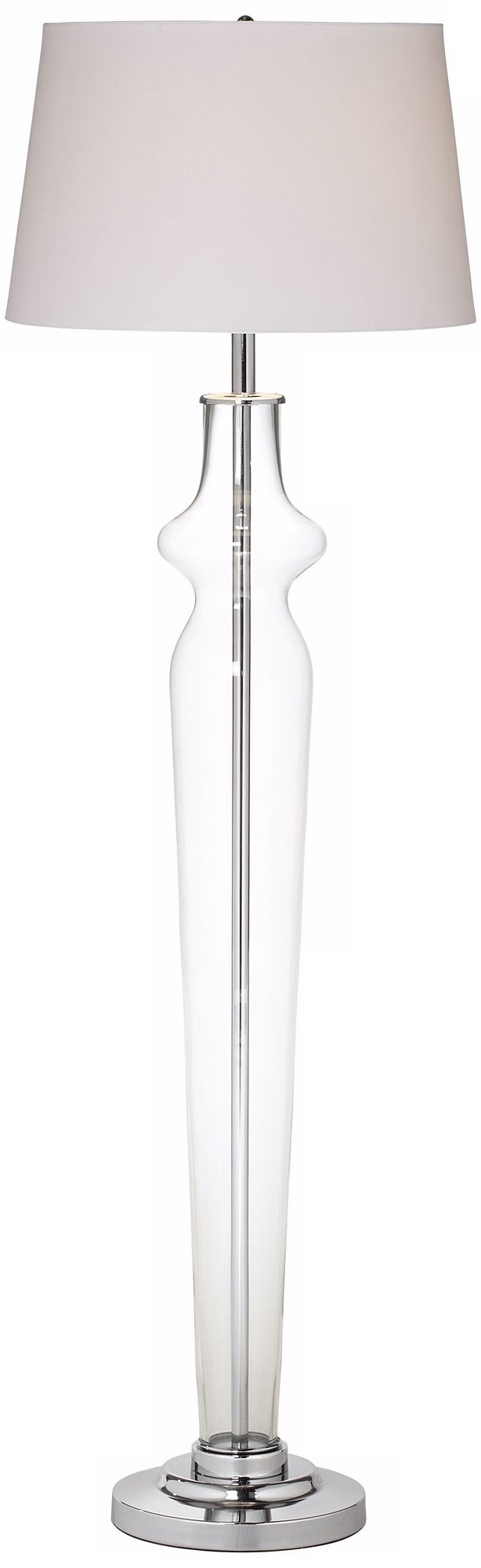 Jessica Clear Glass Floor Lamp