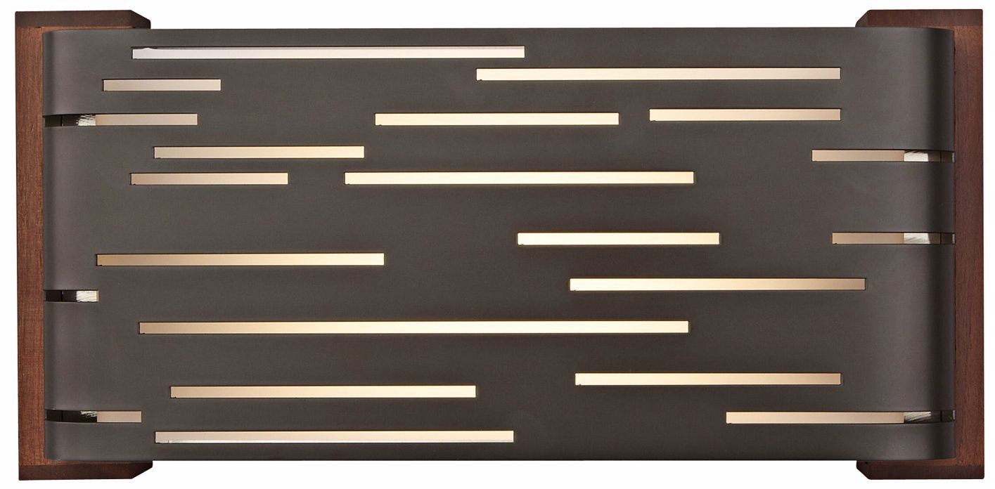 Tech Lighting Revel LED 12 3/4" Wide Bronze Wall Light