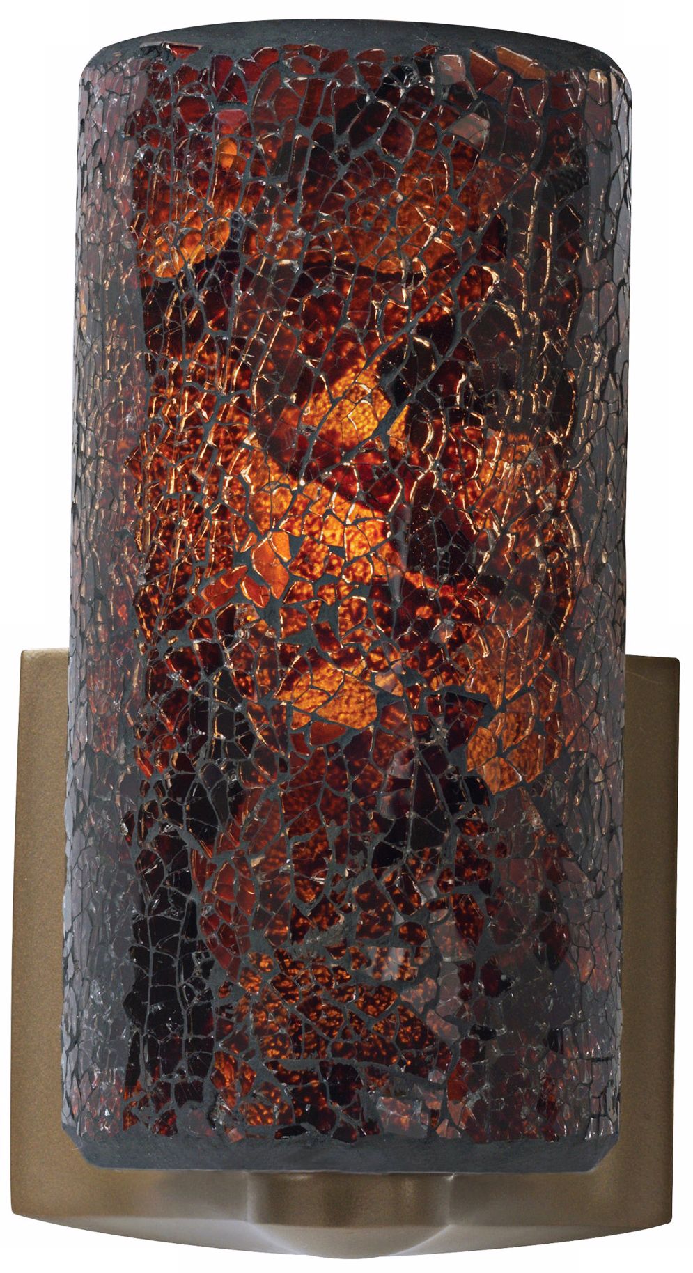 Tech Lighting Veil 8 1/2" High Brown Glass Wall Light