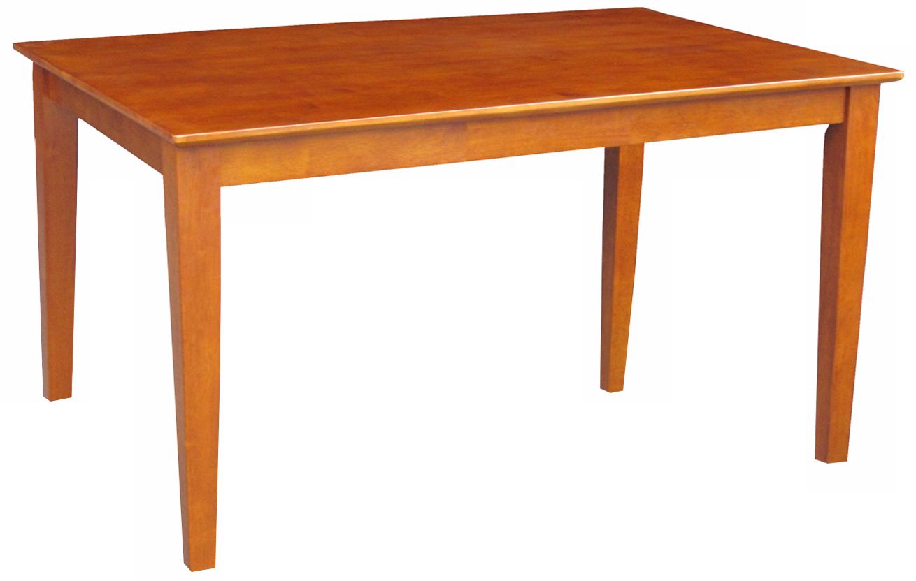Solid Wood 48" Wide Shaker Leg Cottage Oak Table