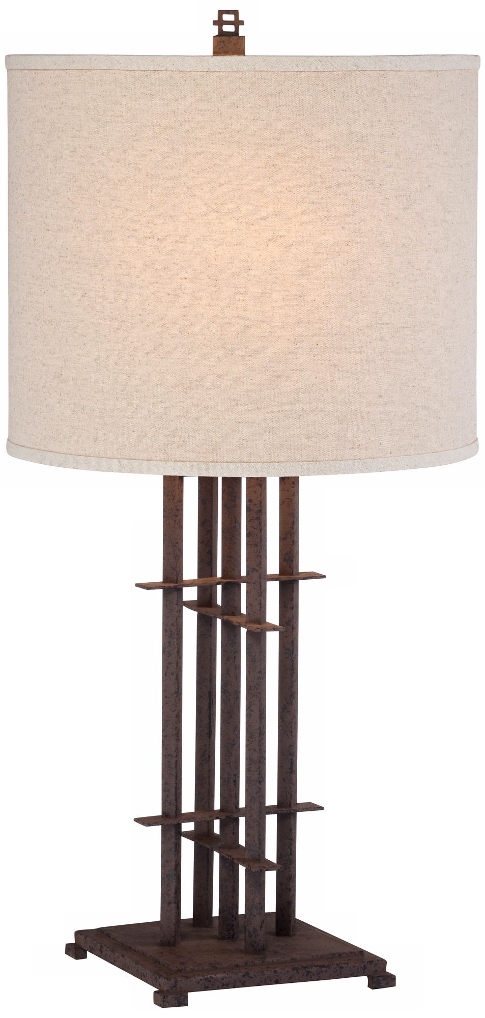 Burnaby Scaffold Rust Table Lamp