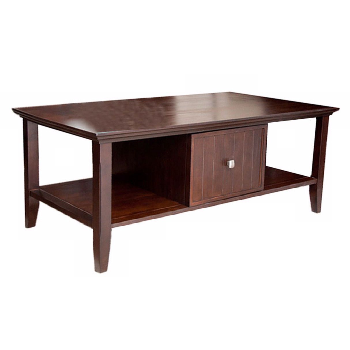 Acadian Dark Tobacco Brown Coffee Table
