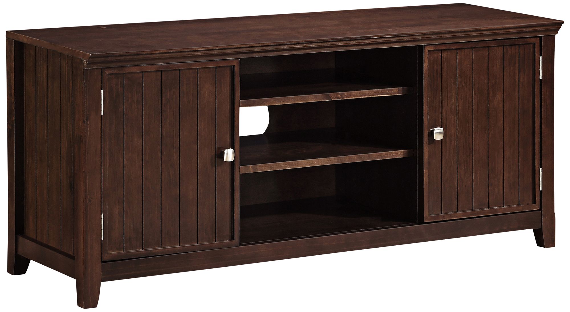 Acadian Dark Tobacco Brown Large TV Stand