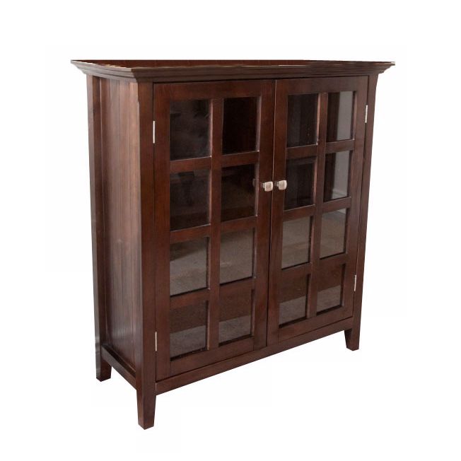 Acadian Dark Tobacco Brown Medium Storage Cabinet