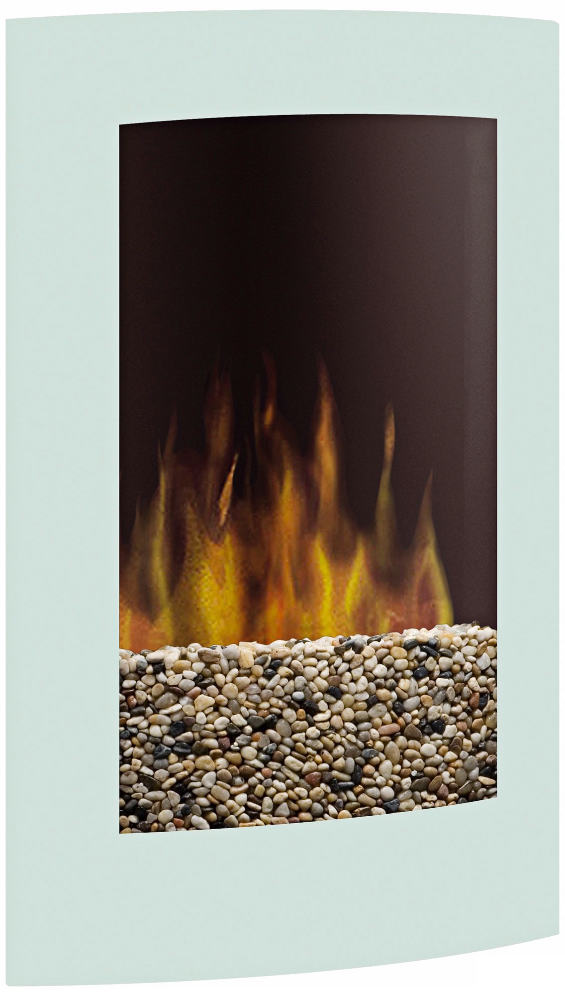 Dimplex Convex White Wall-Mount Electric Fireplace