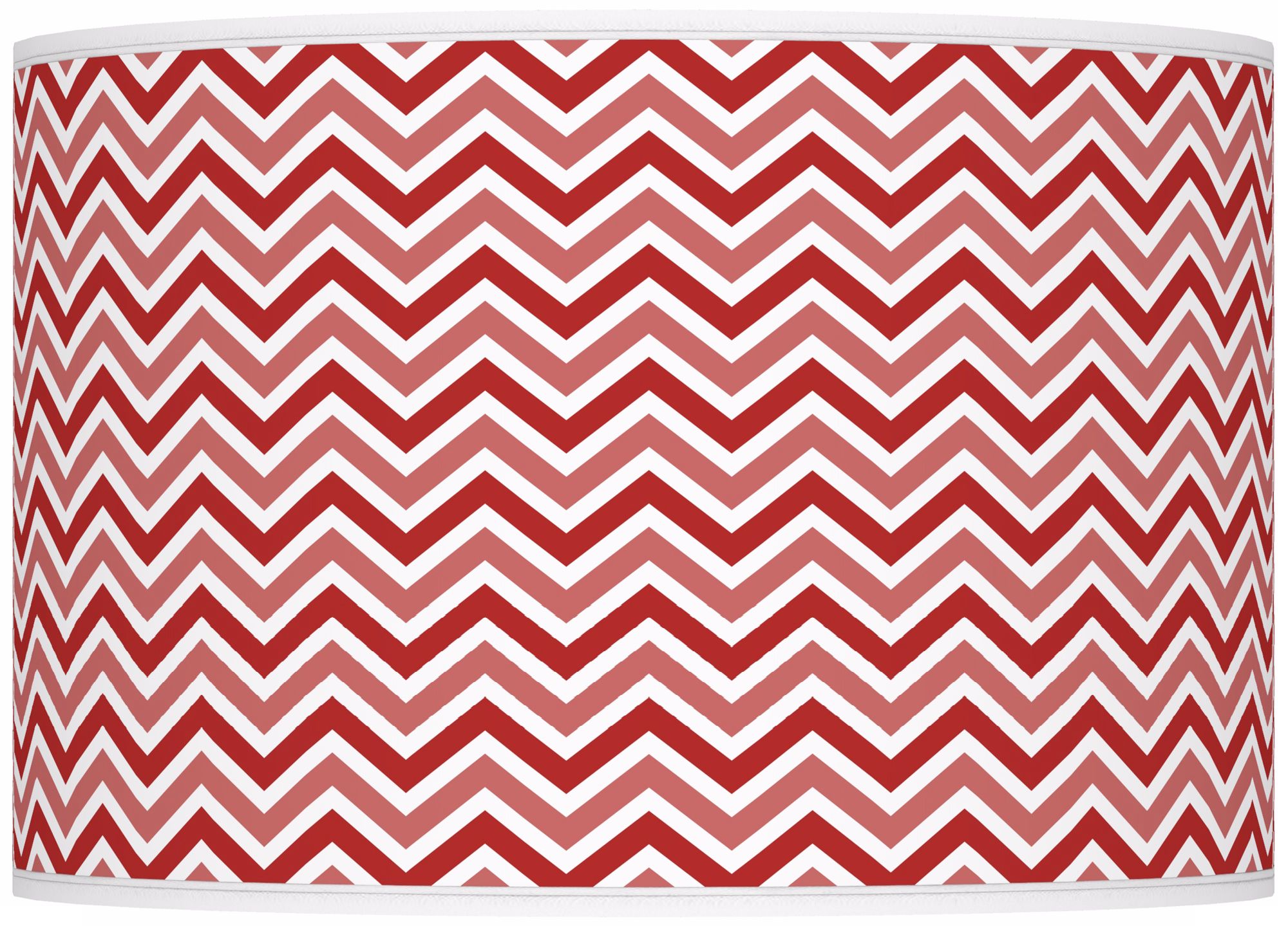 Cherry Tomato Narrow Zig Zag Civitia Table Lamp