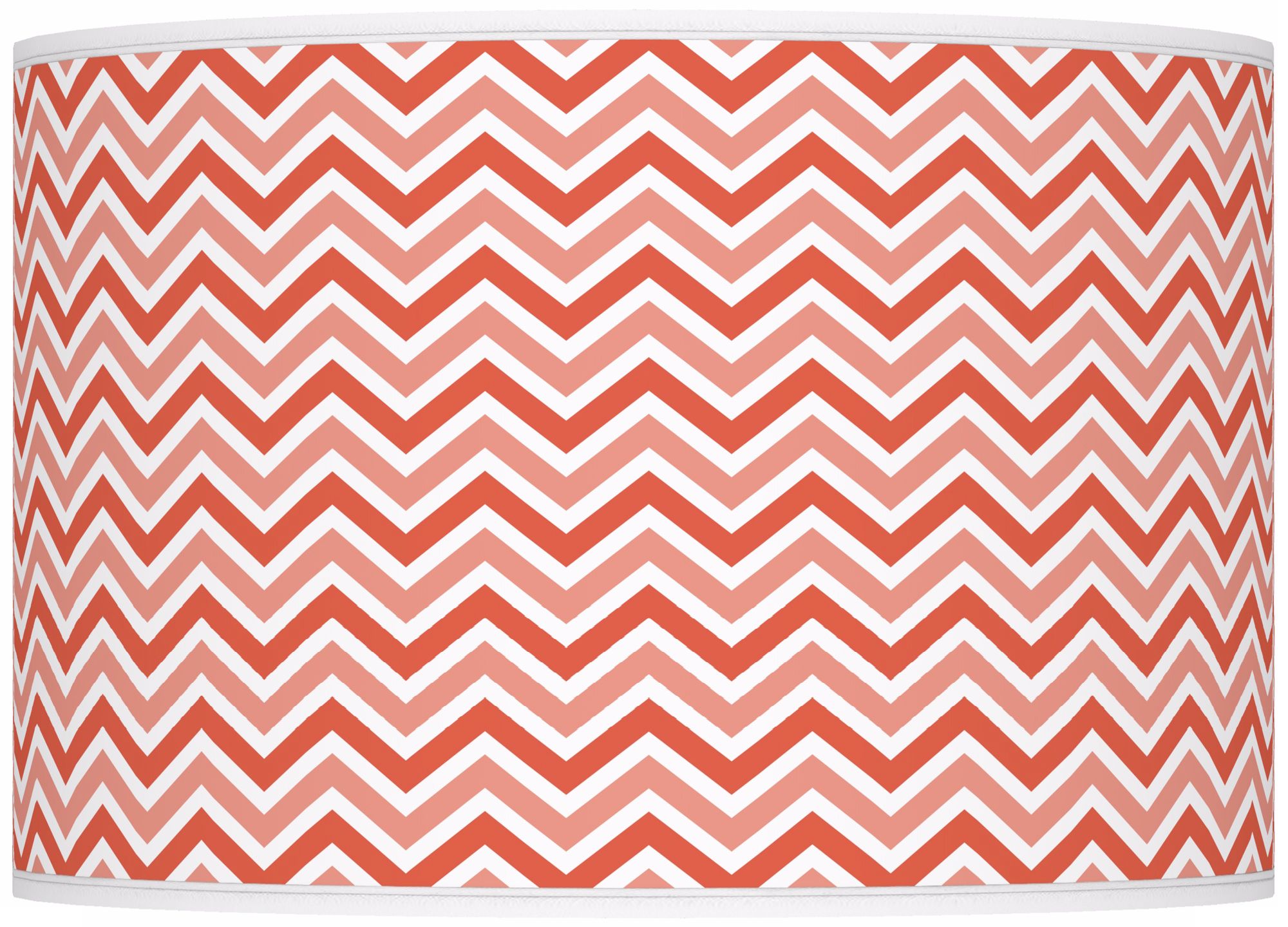 Modern Orange Narrow Zig Zag Ovo Table Lamp