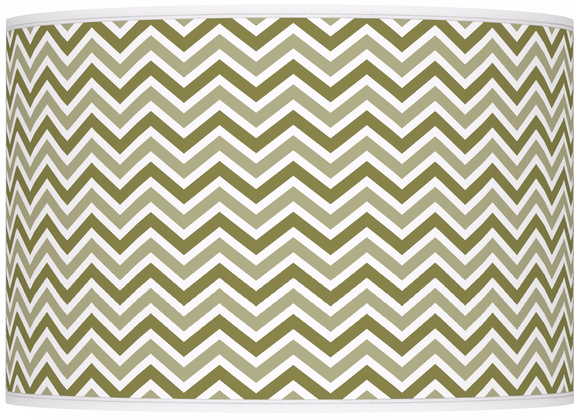 Rural Green Narrow Zig Zag Apothecary Table Lamp