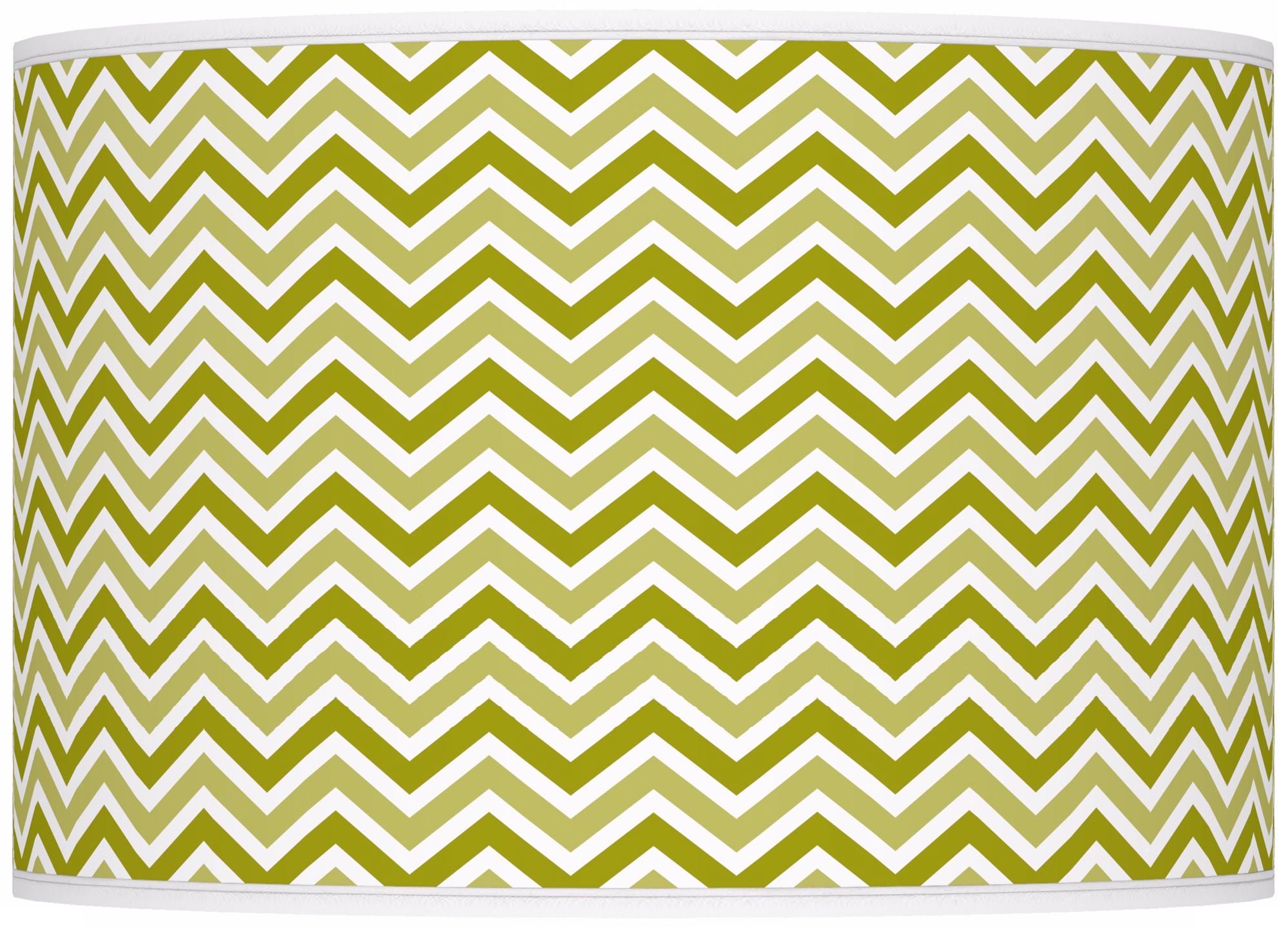 Olive Green Narrow Zig Zag Apothecary Table Lamp