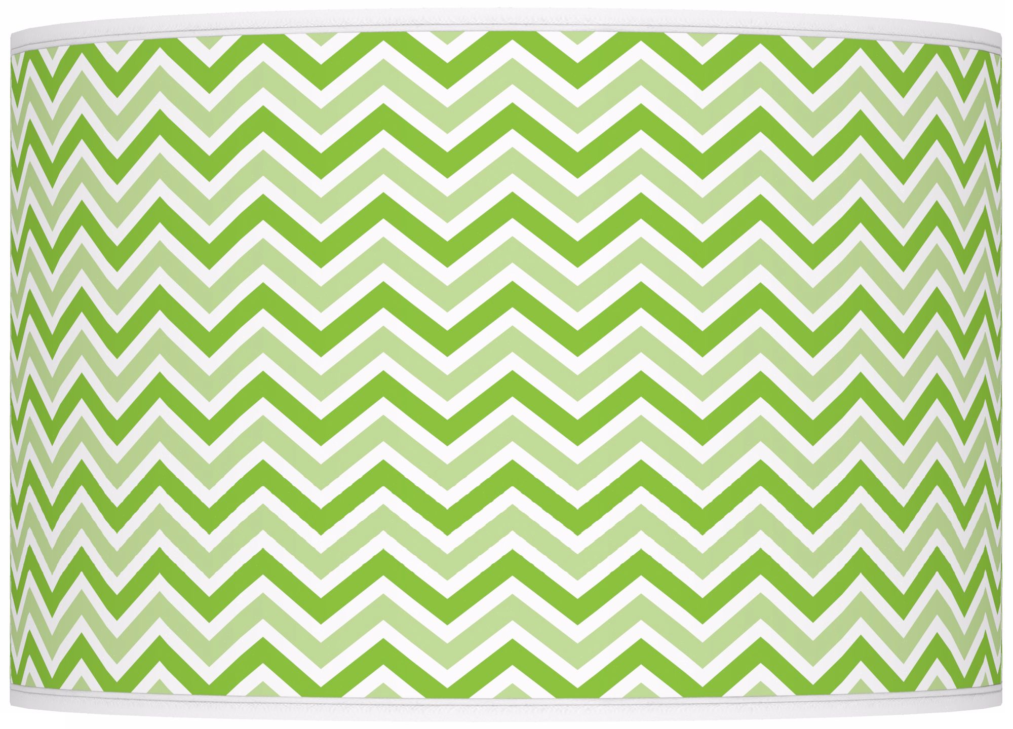 Neon Green Narrow Zig Zag Ovo Table Lamp