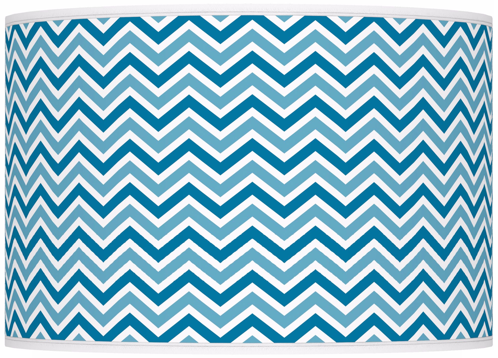 River Blue Narrow Zig Zag Ovo Table Lamp
