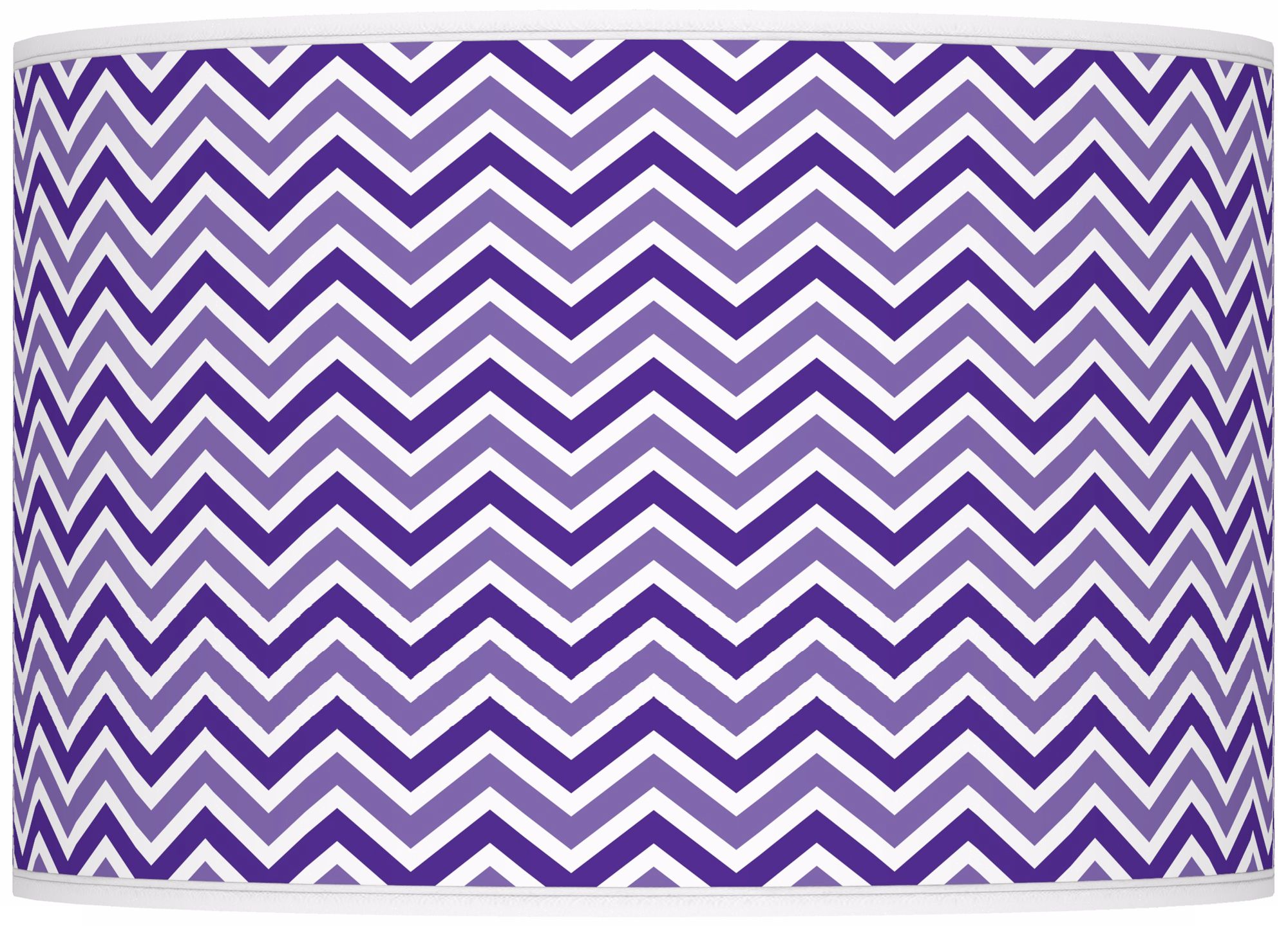 Violet Narrow Zig Zag Ovo Table Lamp