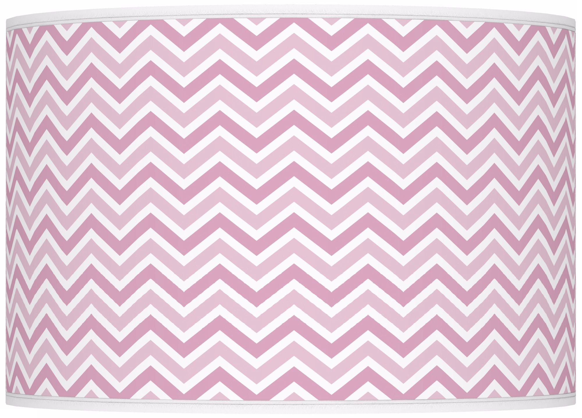 Pink Pansy Narrow Zig Zag Ovo Table Lamp
