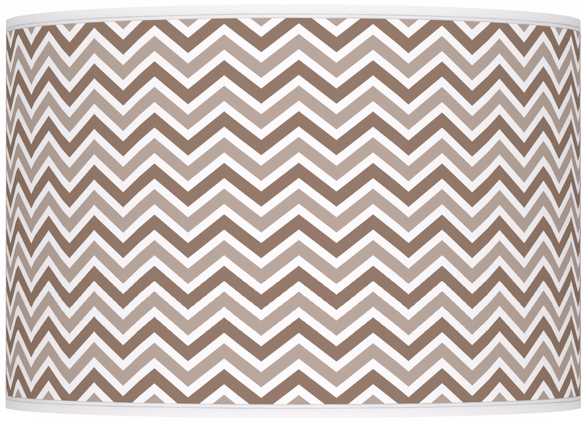 Mocha Narrow Zig Zag Ovo Table Lamp