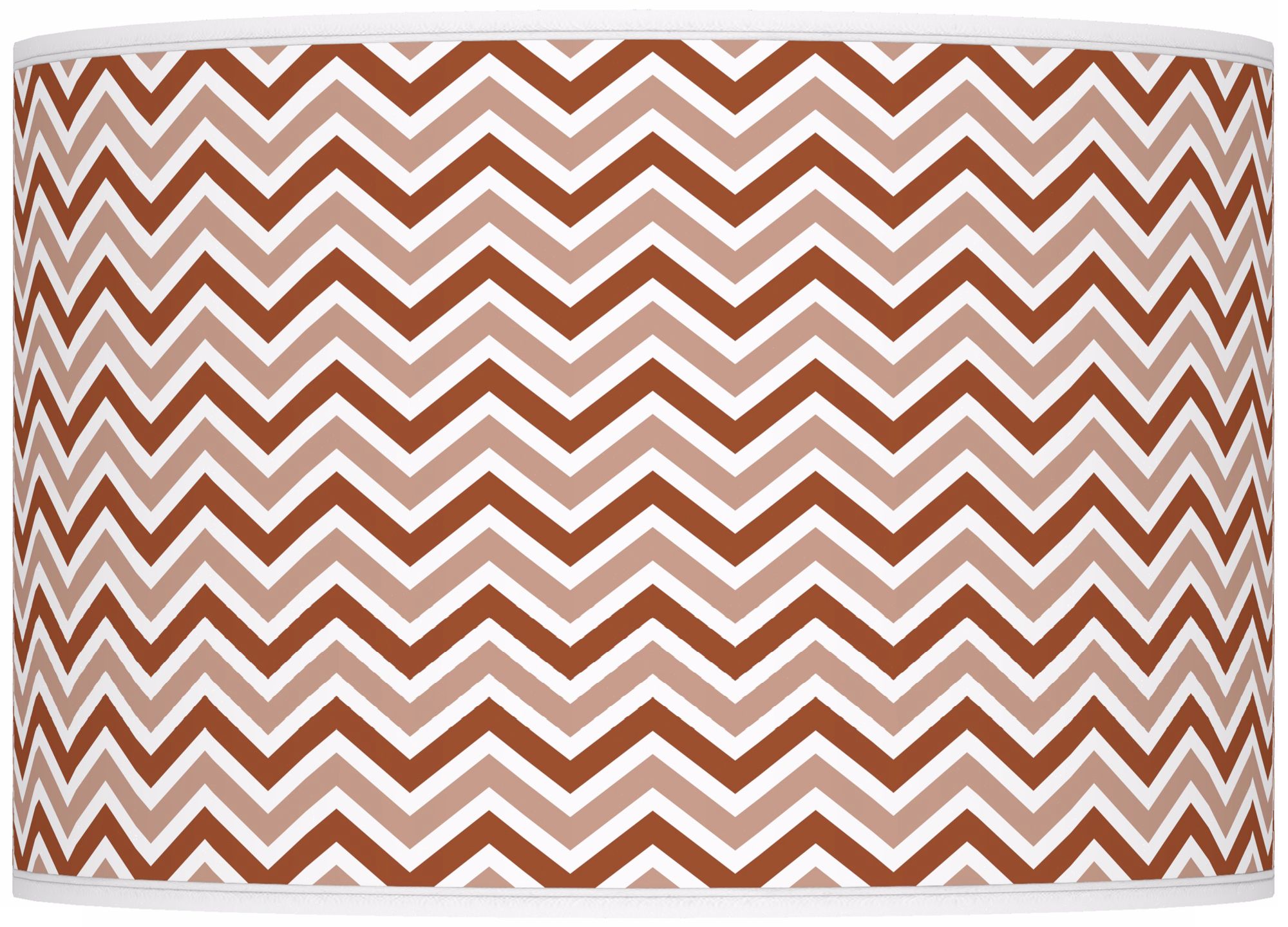 Fawn Brown Narrow Zig Zag Ovo Table Lamp