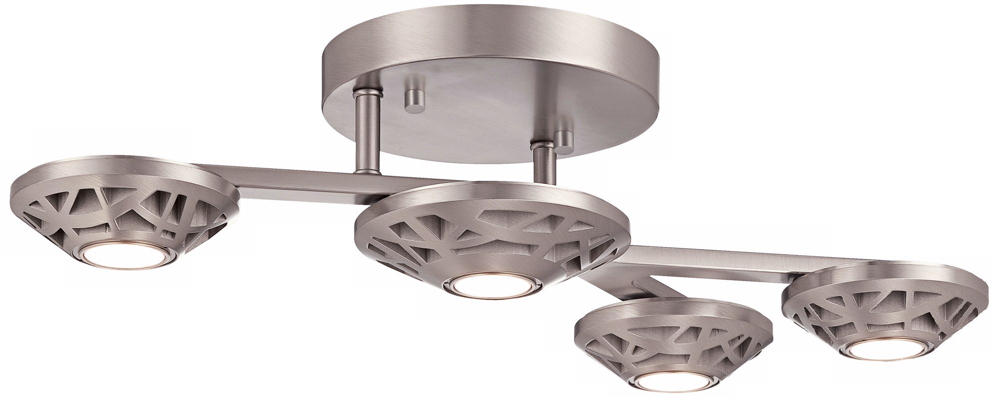 Forecast Amsta 22" Wide Satin Nickel LED Ceiling Light