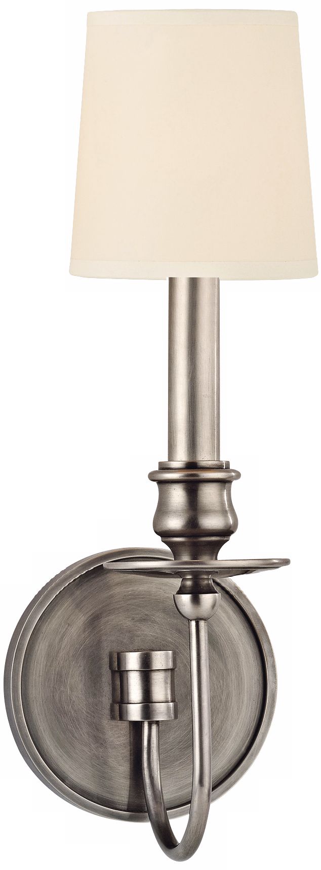 Cohasset 14" High Aged Silver Wall Sconce