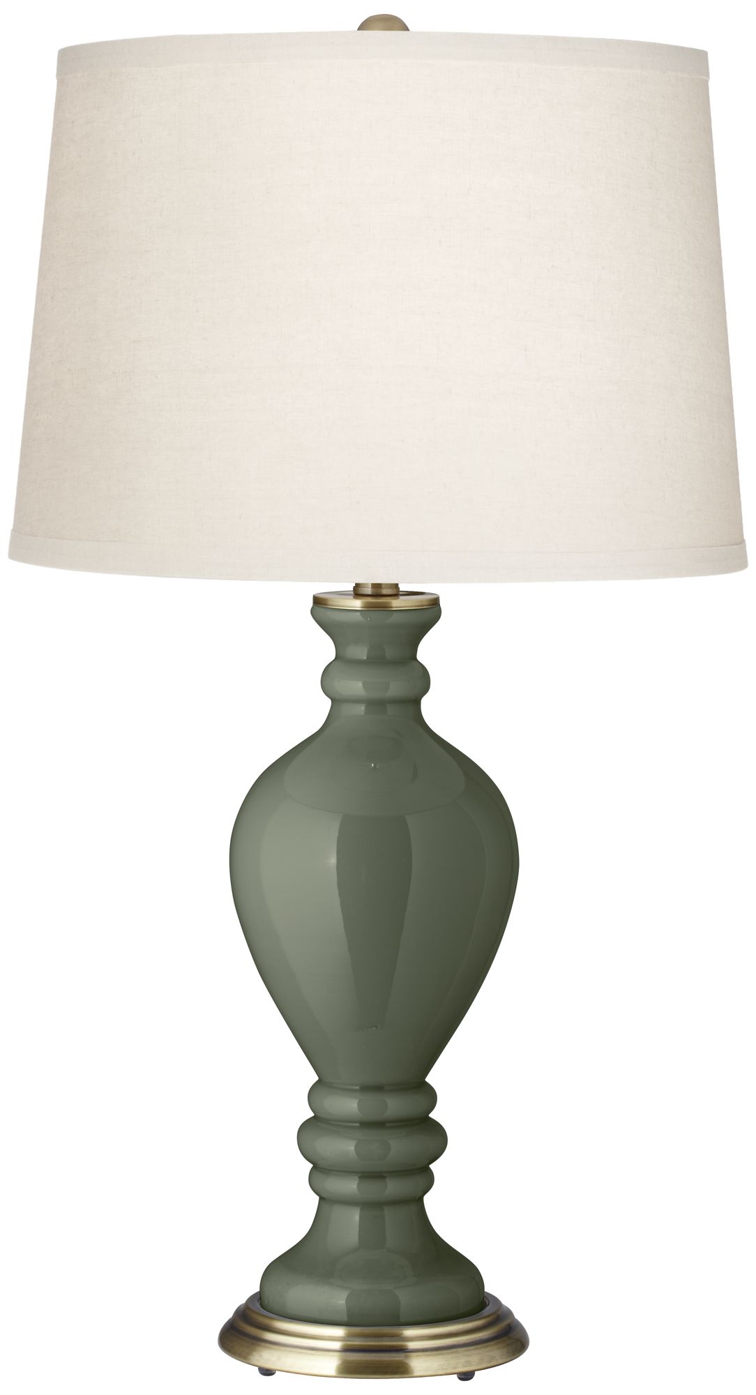 Deep Lichen Green Civitia Table Lamp