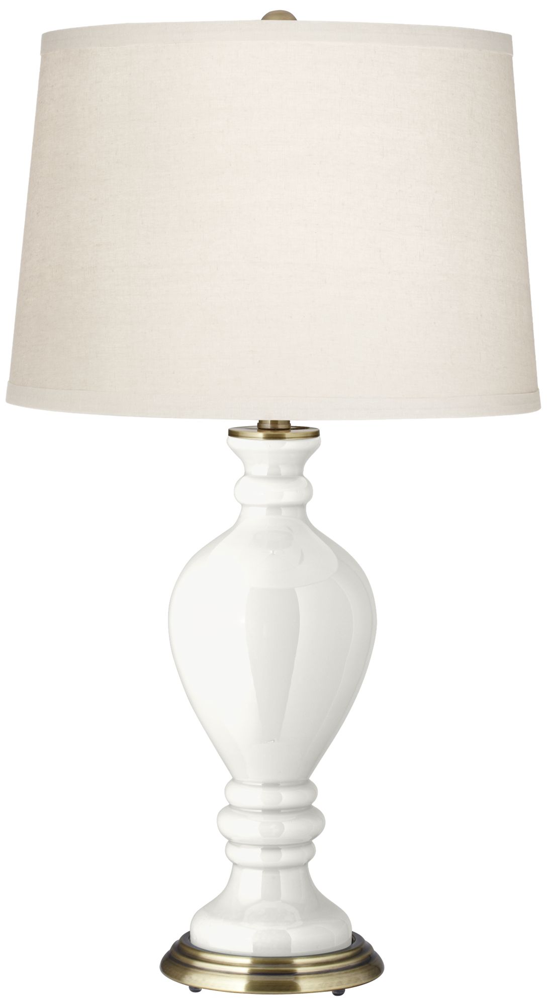 Winter White Civitia Table Lamp