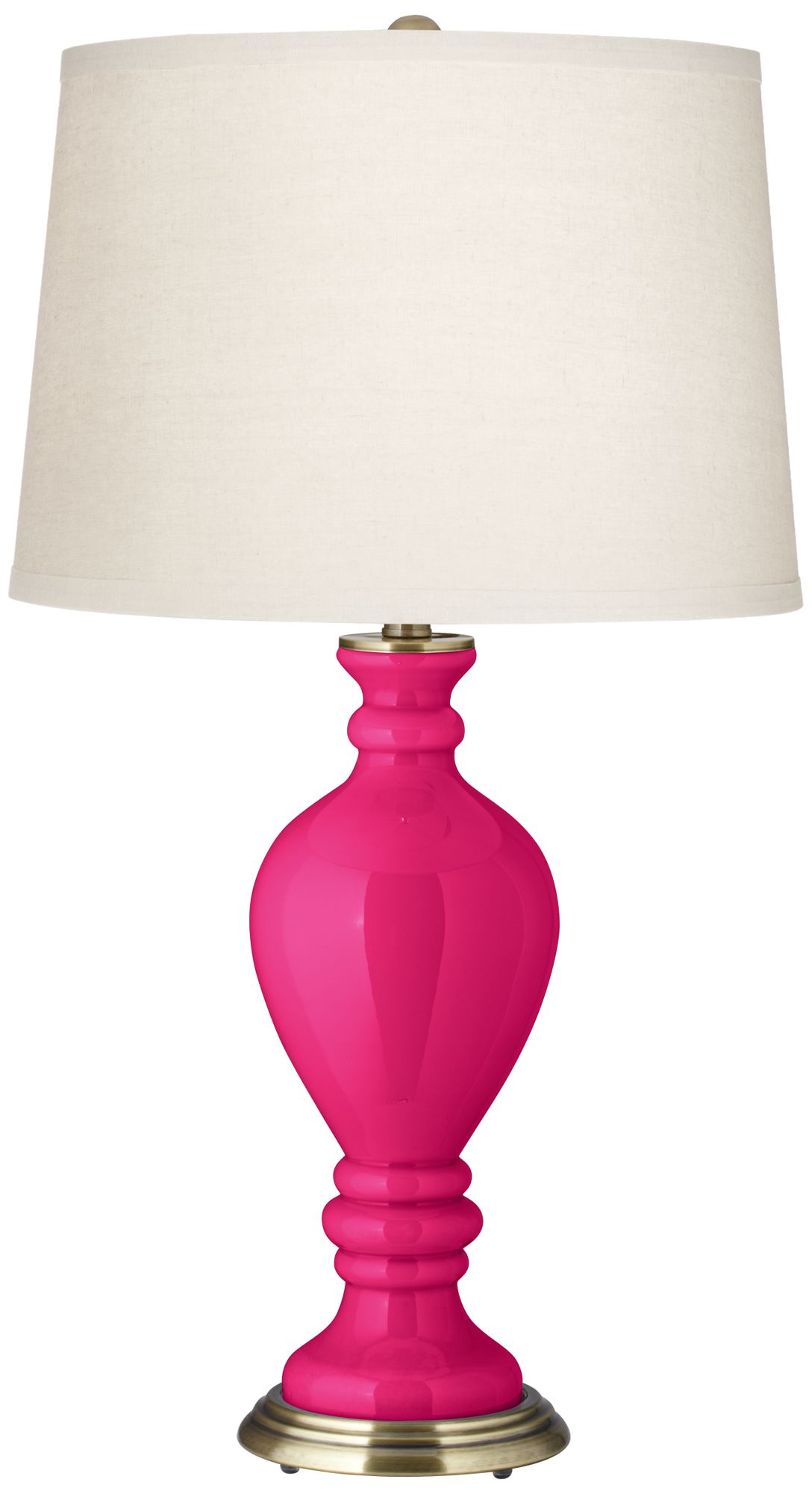 French Burgundy Civitia Table Lamp