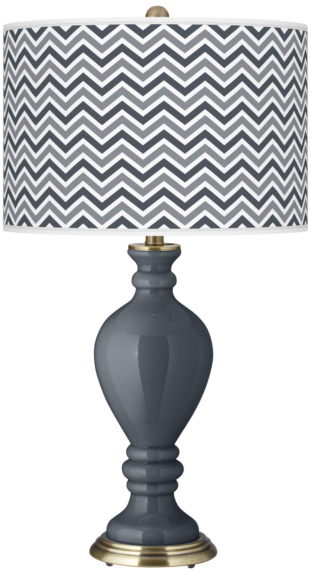 Turbulence Narrow Zig Zag Civitia Table Lamp