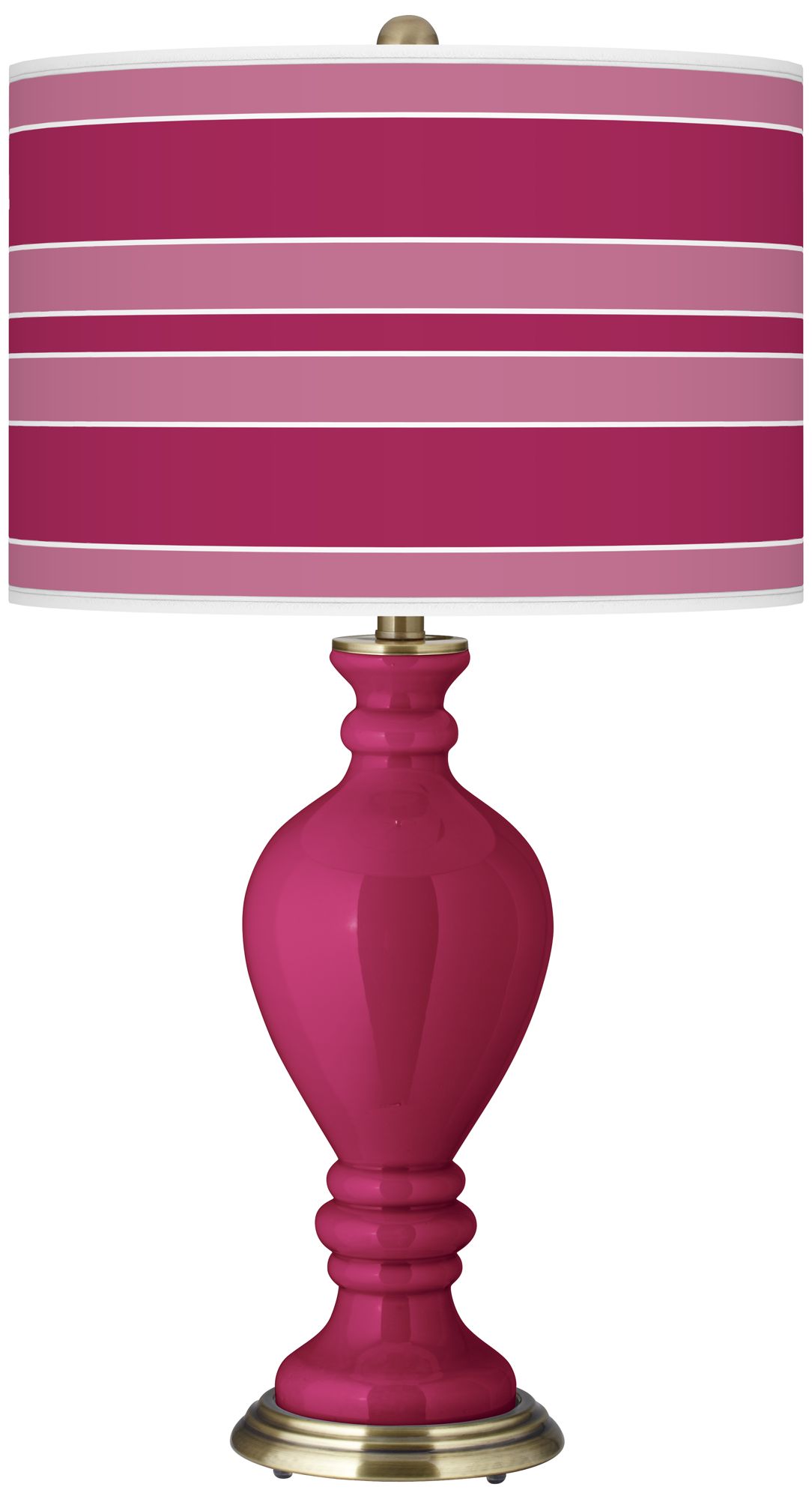Vivacious Bold Stripe Civitia Table Lamp