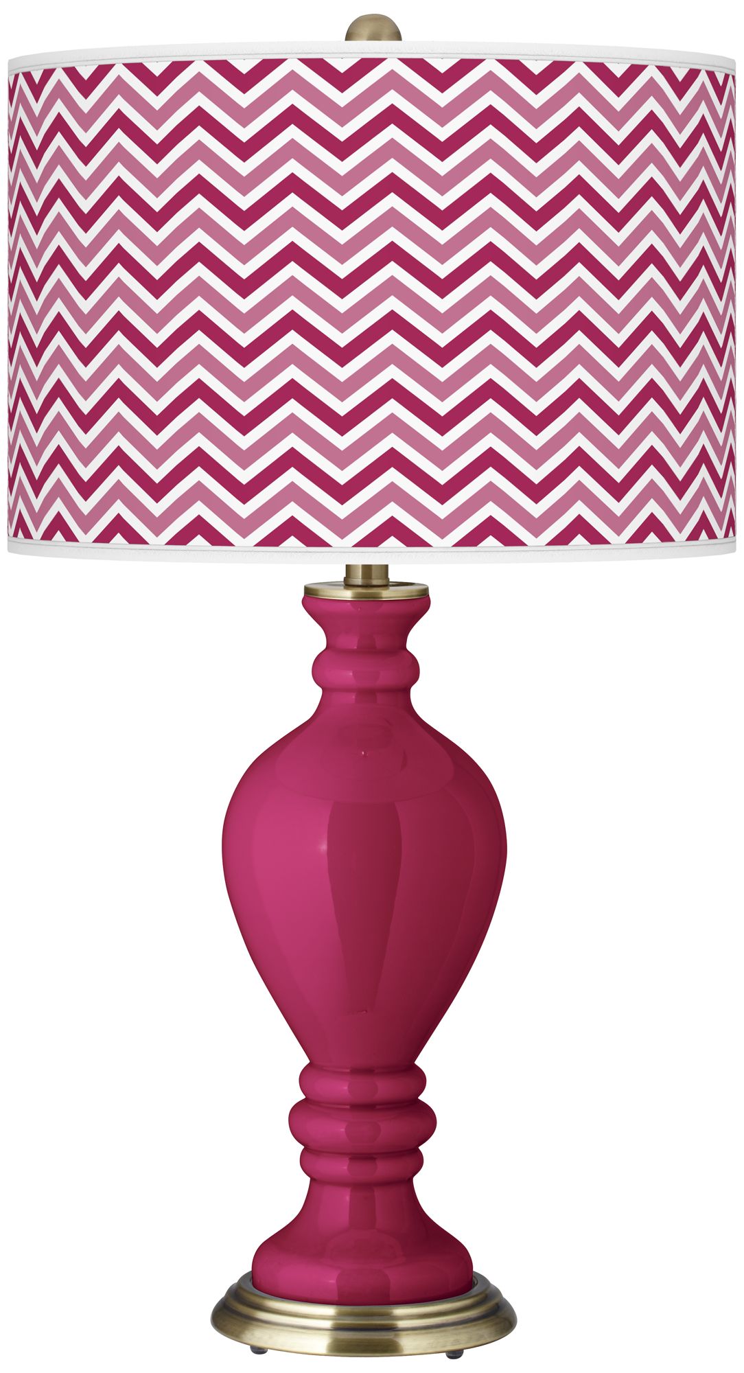 Vivacious Narrow Zig Zag Civitia Table Lamp